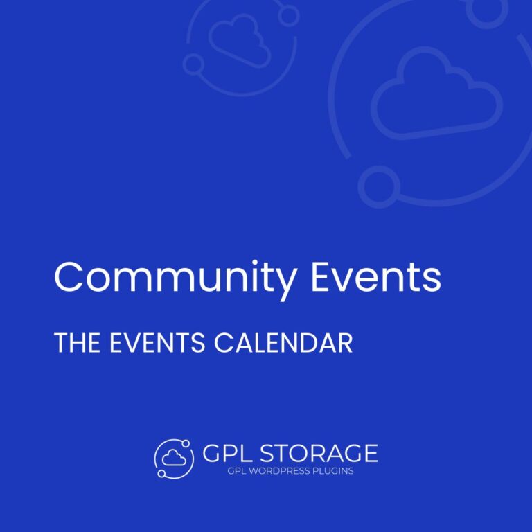 The Events Calendar – Community Events