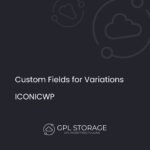 WooCommerce Custom Fields for Variations