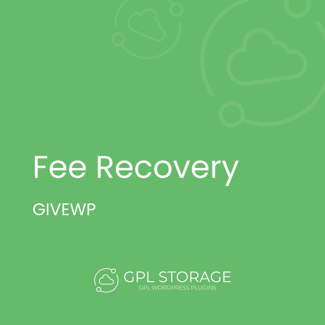 Fee Recovery-GIVEWP GPL Download