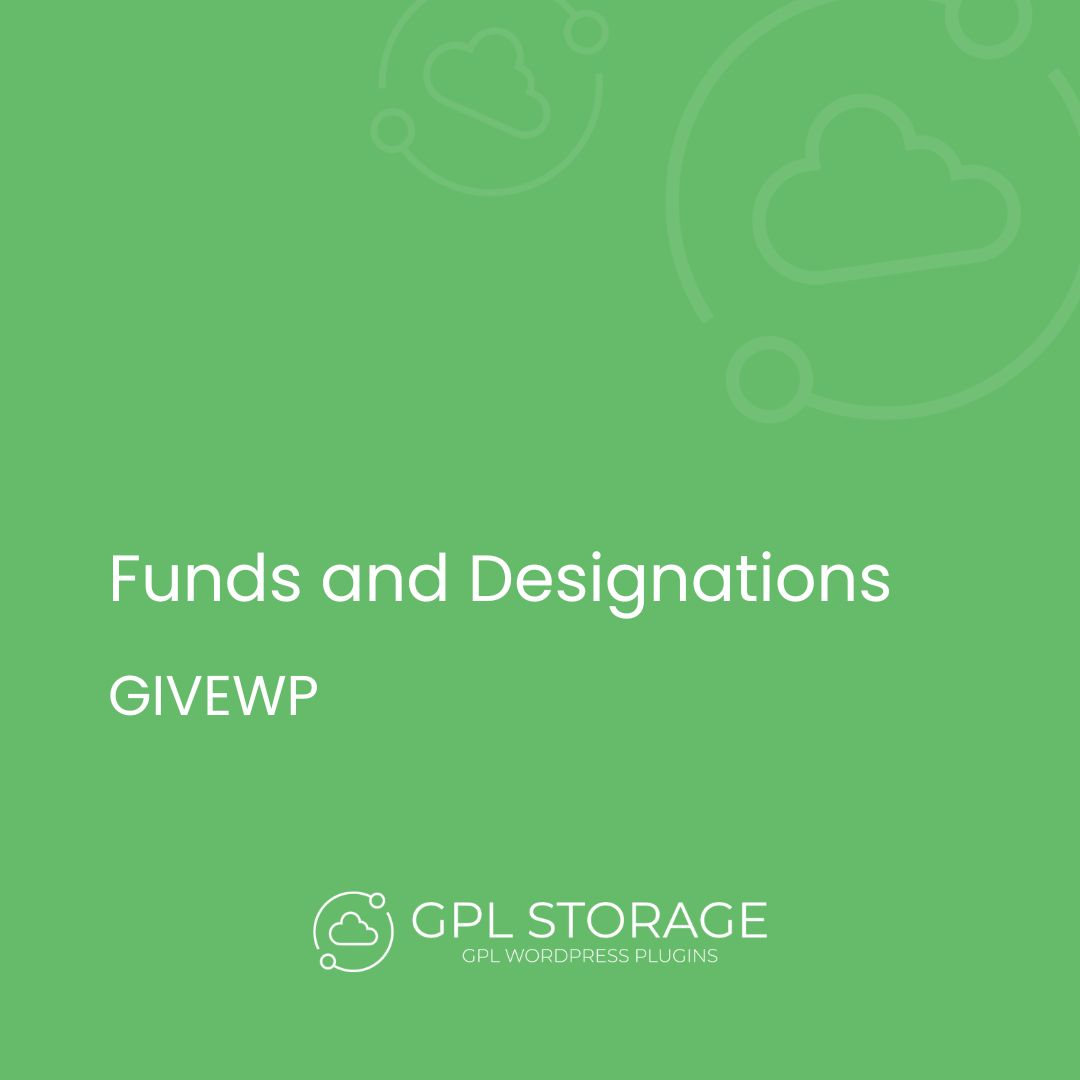 Funds And Designations-GIVEWP GPL Download