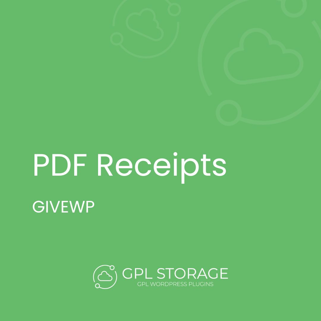 Pdf Receipts-GIVEWP GPL Download