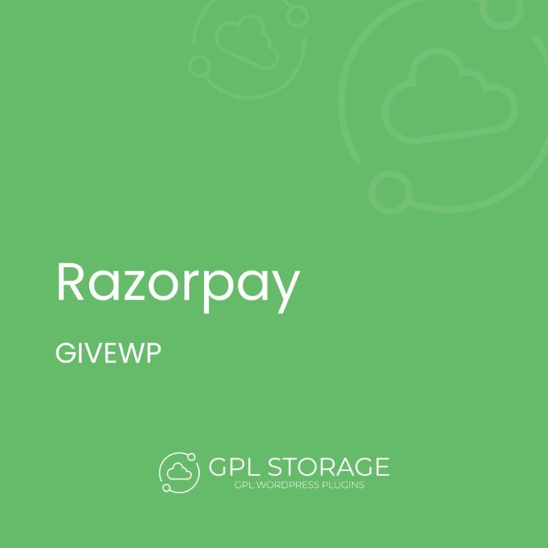 Give Razorpay Gateway