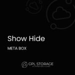 Meta Box Show Hide