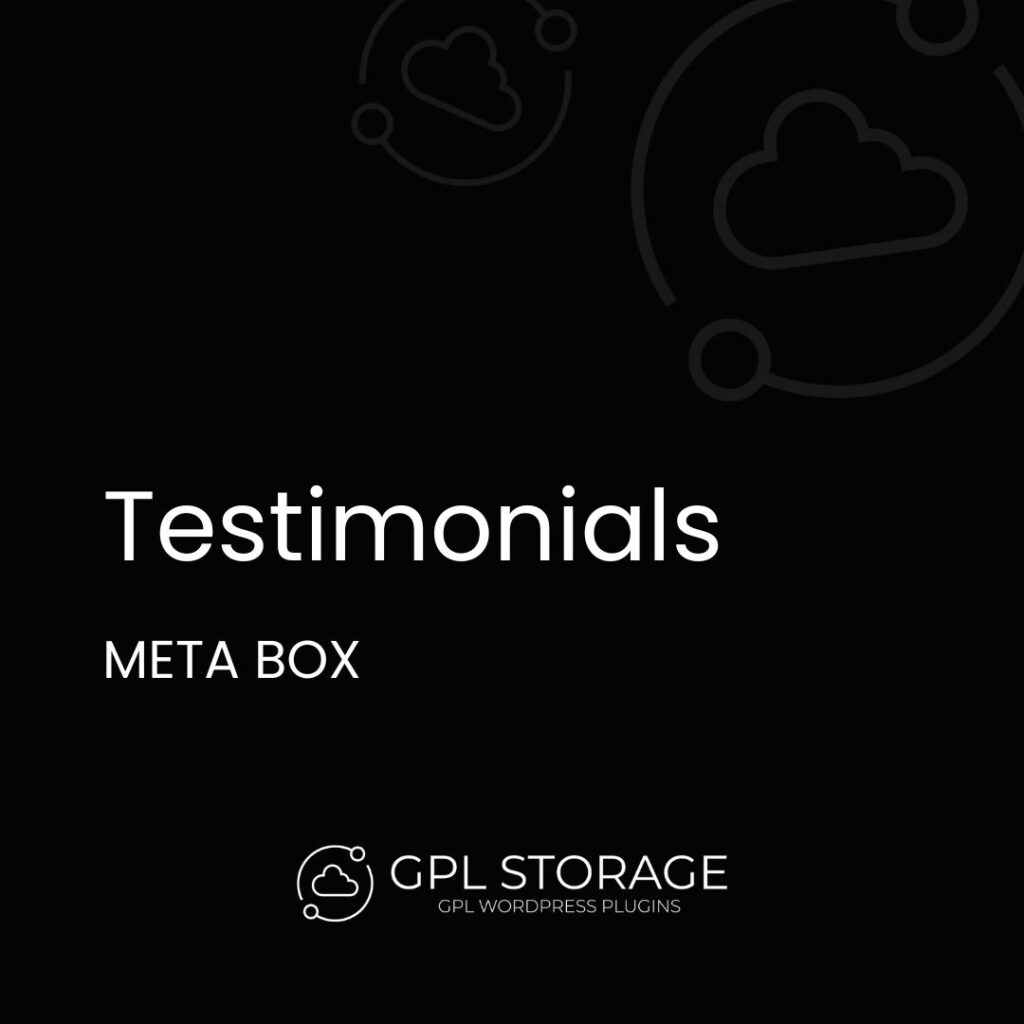 Testimonials-META BOX GPL Download