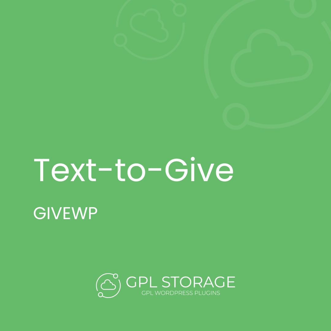 Text To Give-GIVEWP GPL Download