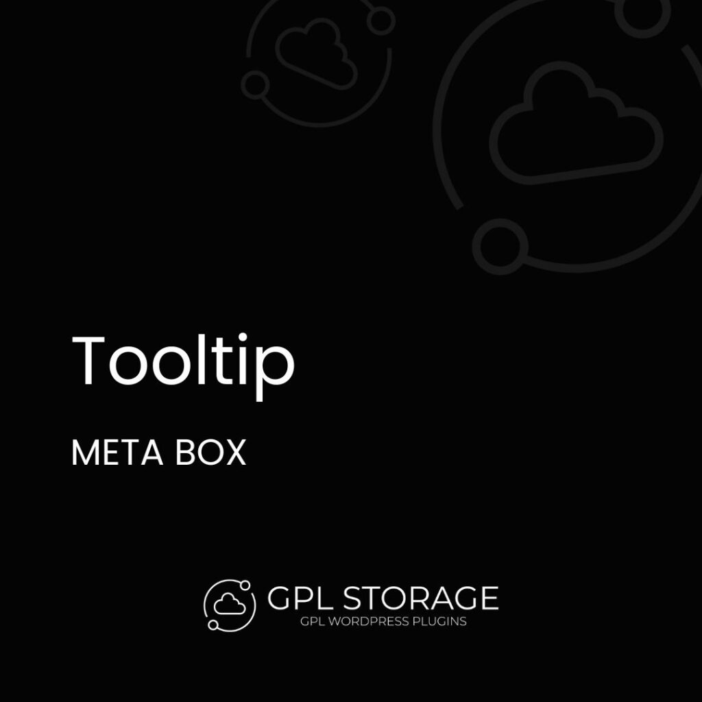 Tooltip-META BOX GPL Download