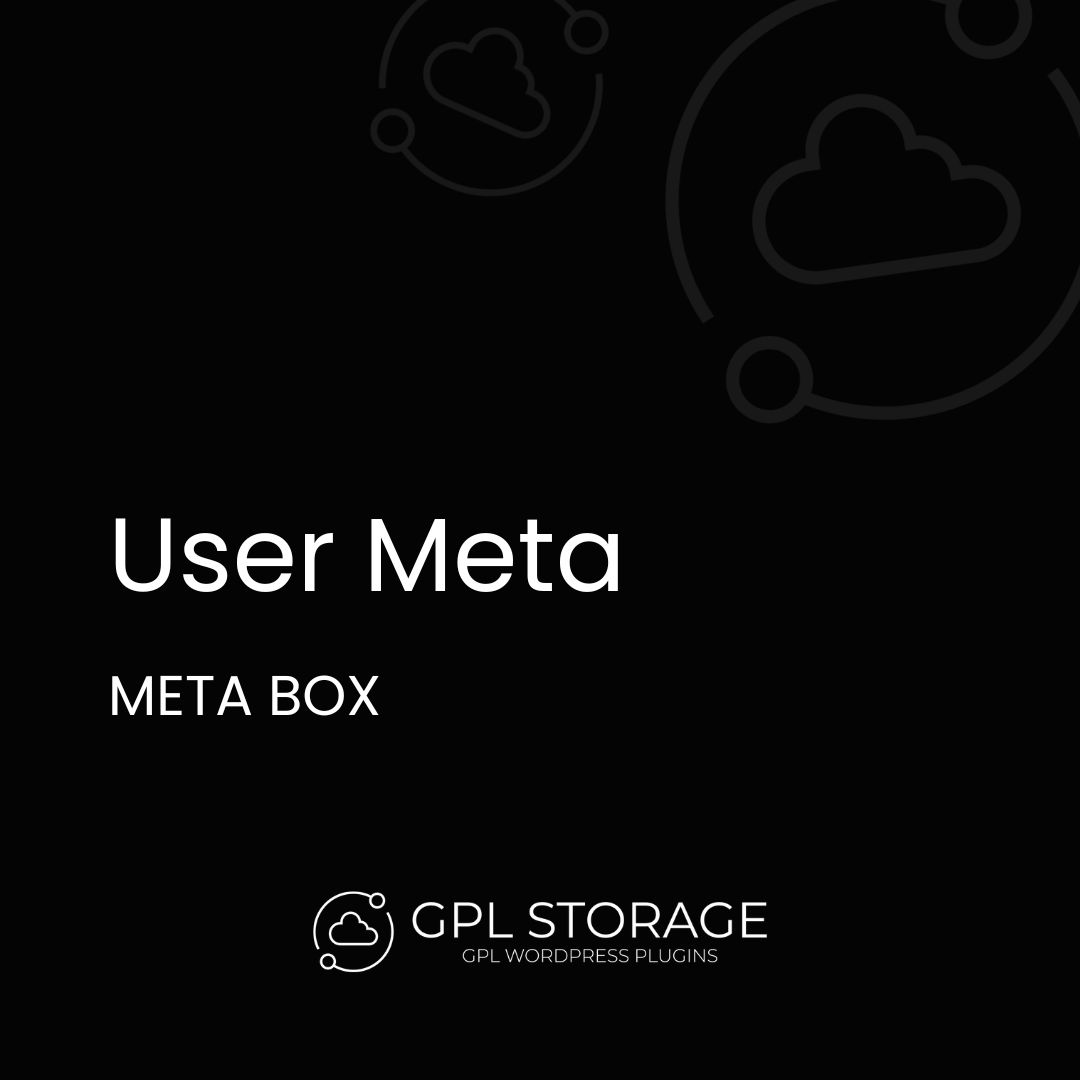 User Meta-META BOX GPL Download