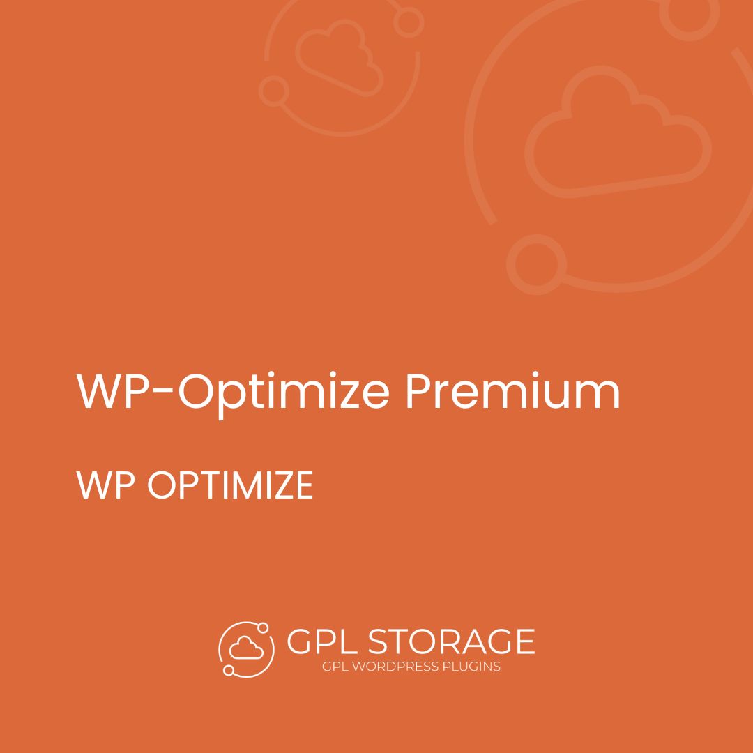 Wp Optimize Premium-WP OPTIMIZE GPL Download