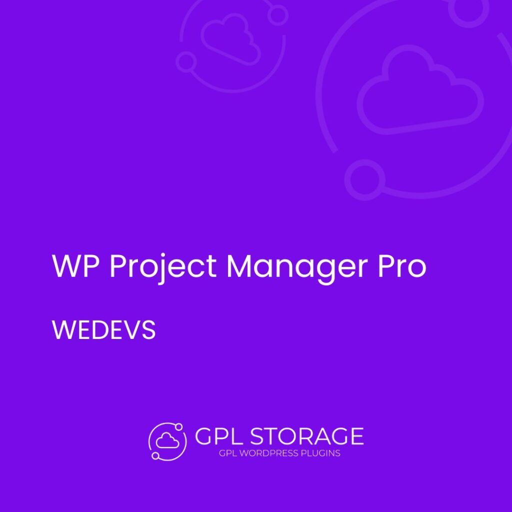 Wp Project Manager Pro-WEDEVS GPL Download