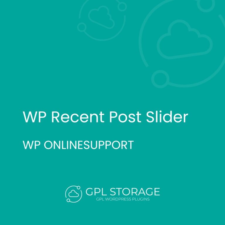 WP Responsive Recent Post Slider