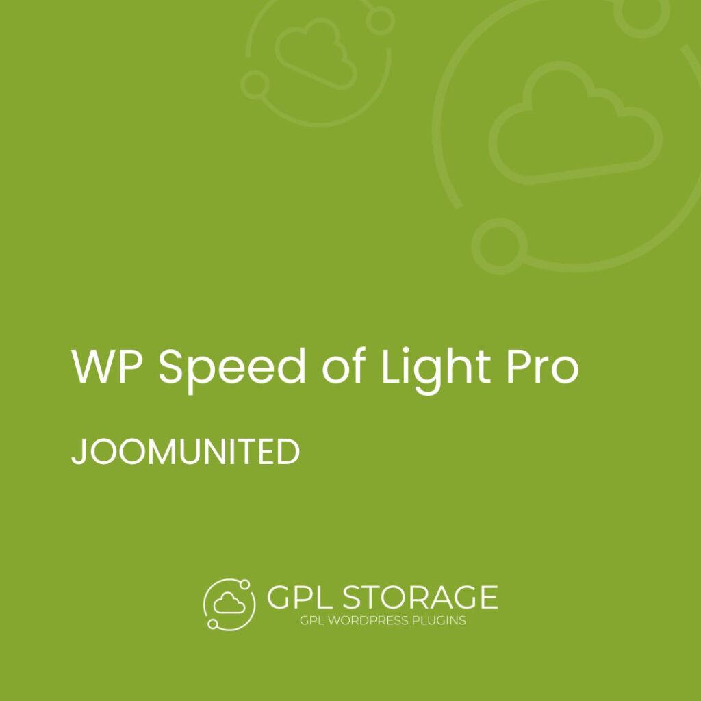 Wp Speed Of Light Pro-JOOMUNITED GPL Download