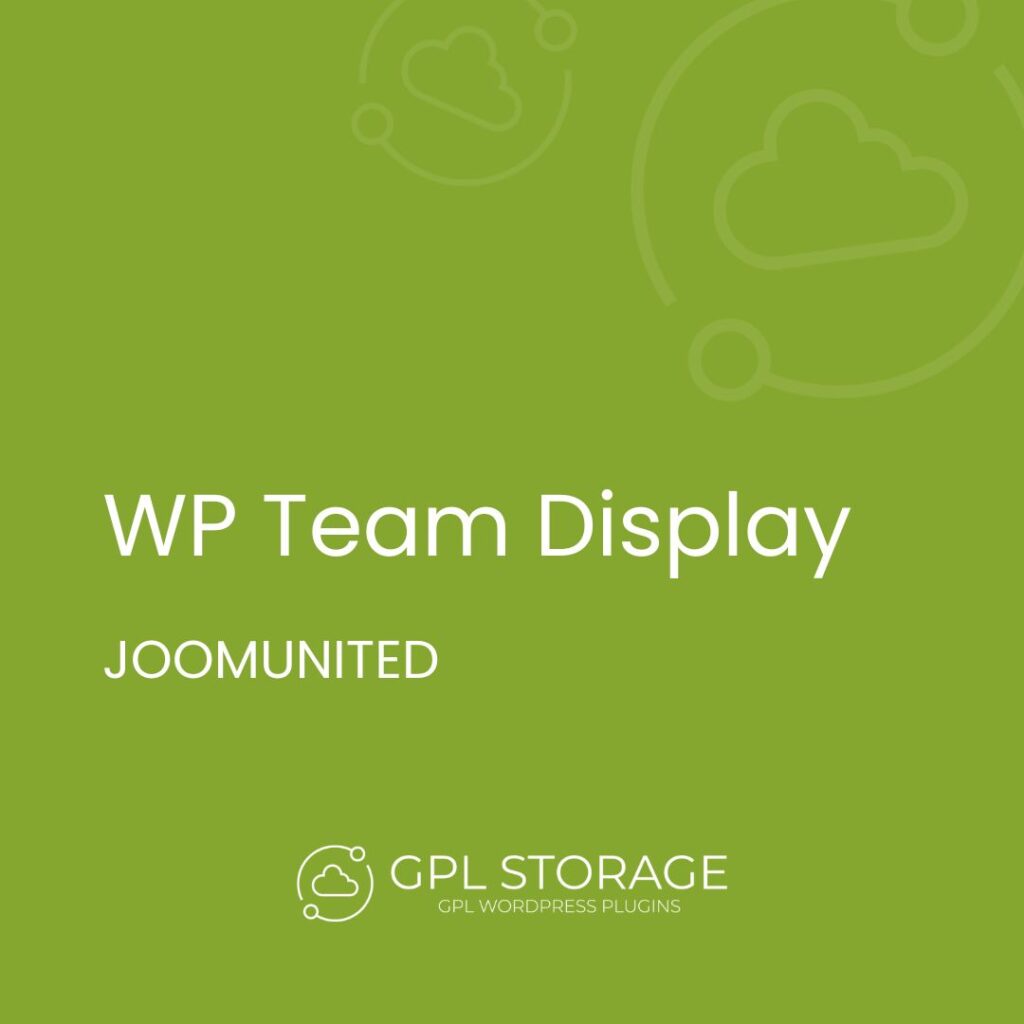 Wp Team Display-JOOMUNITED GPL Download