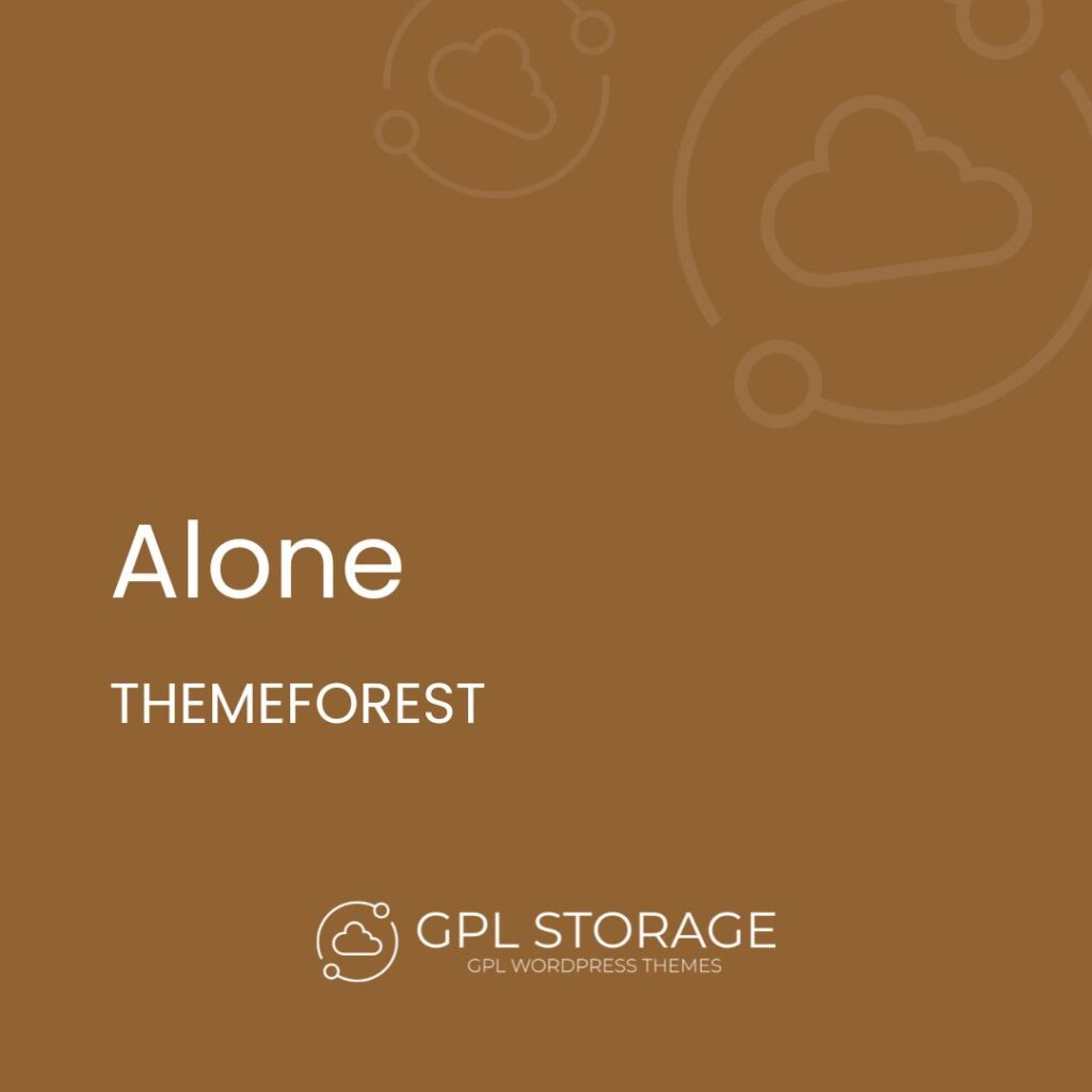 Alone-THEMEFOREST GPL Download