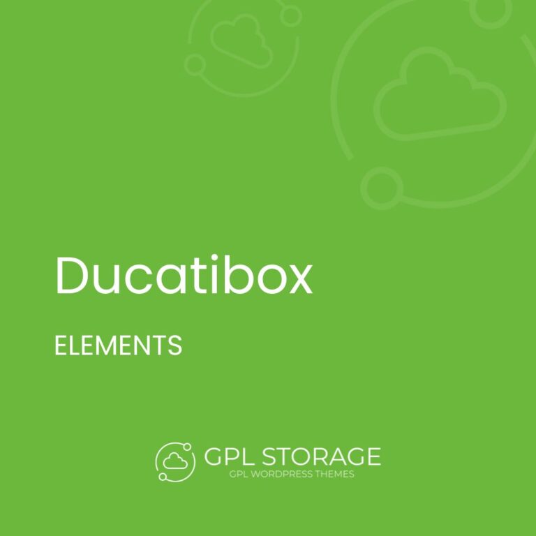 Ducatibox – Car Service & Auto Repair Theme