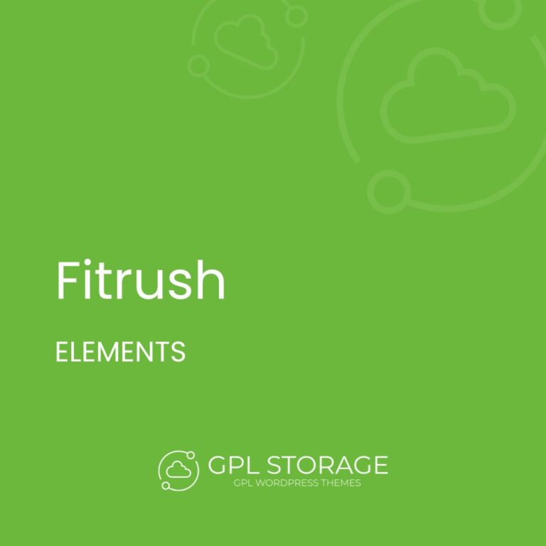 Fitrush – Health Supplements WordPress Theme