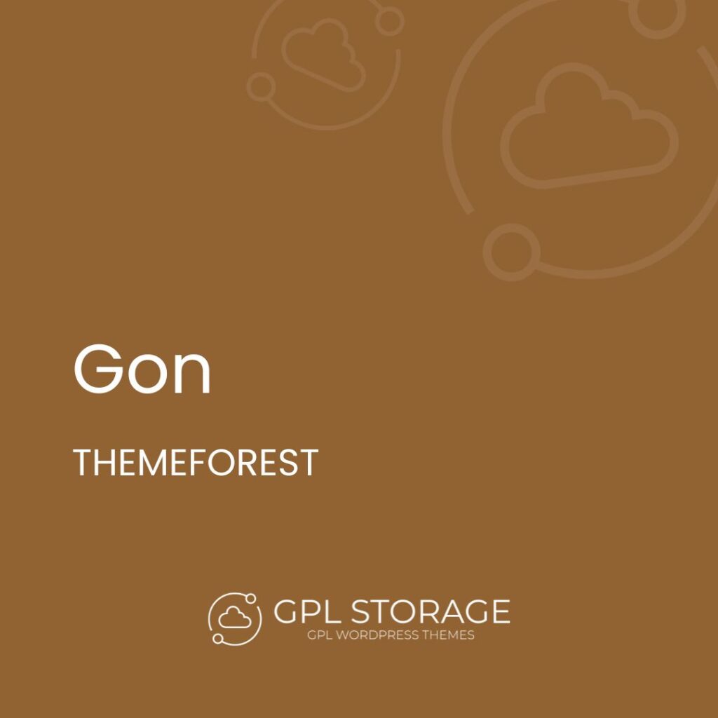 Gon-THEMEFOREST GPL Download