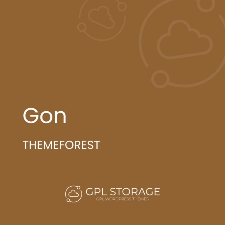 Gon | Responsive Multi-Purpose WordPress Theme