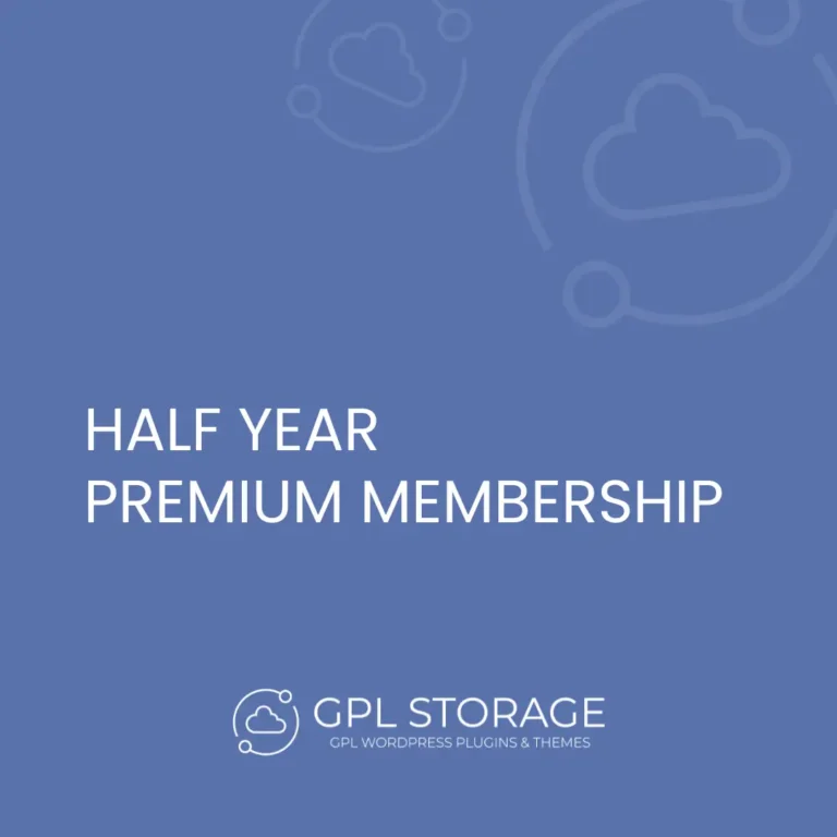 Half year premium membership