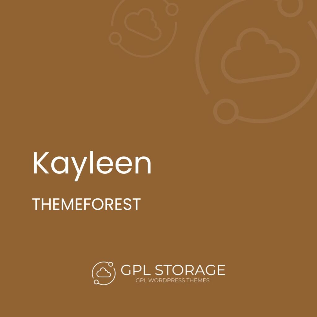 Kayleen-THEMEFOREST GPL Download