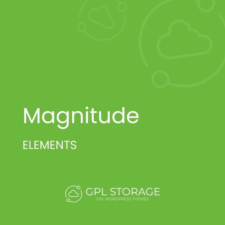 Magnitude – Multi-Purpose Elementor WP Theme