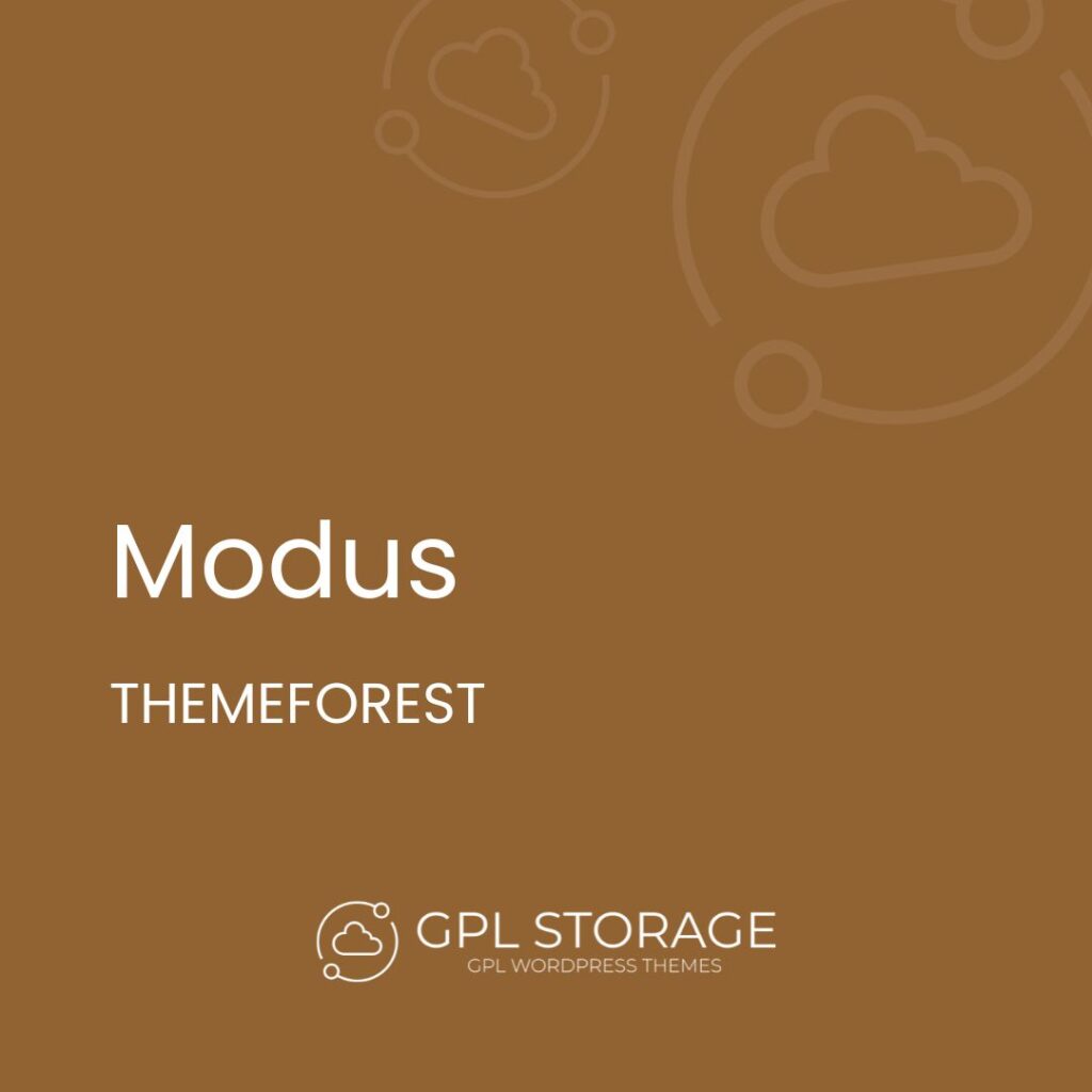 Modus-THEMEFOREST GPL Download