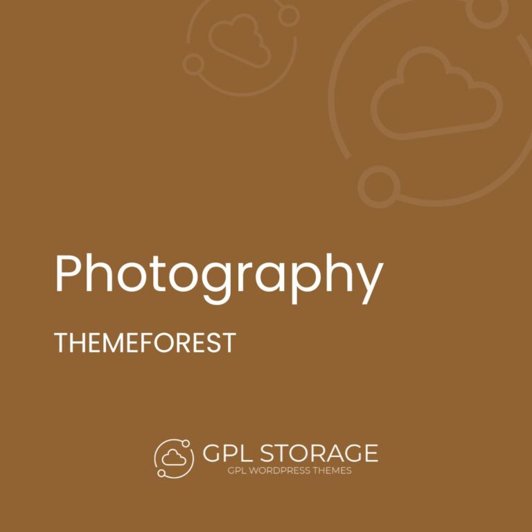 Photography WordPress Theme