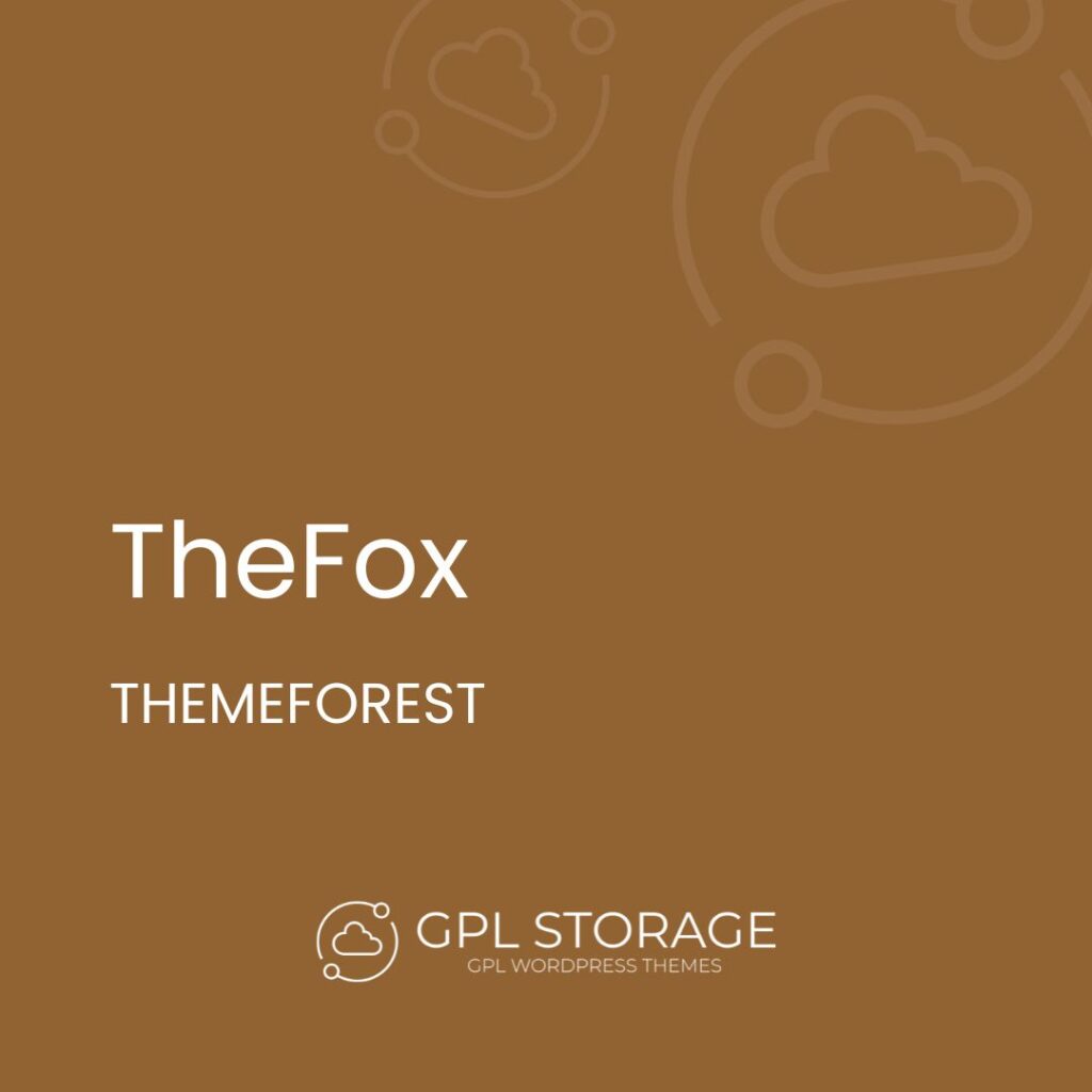 Thefox-THEMEFOREST GPL Download