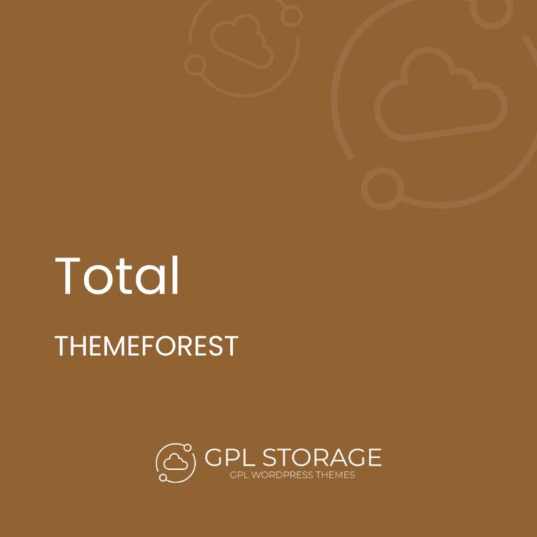 Total – Responsive Multi-Purpose WordPress Theme