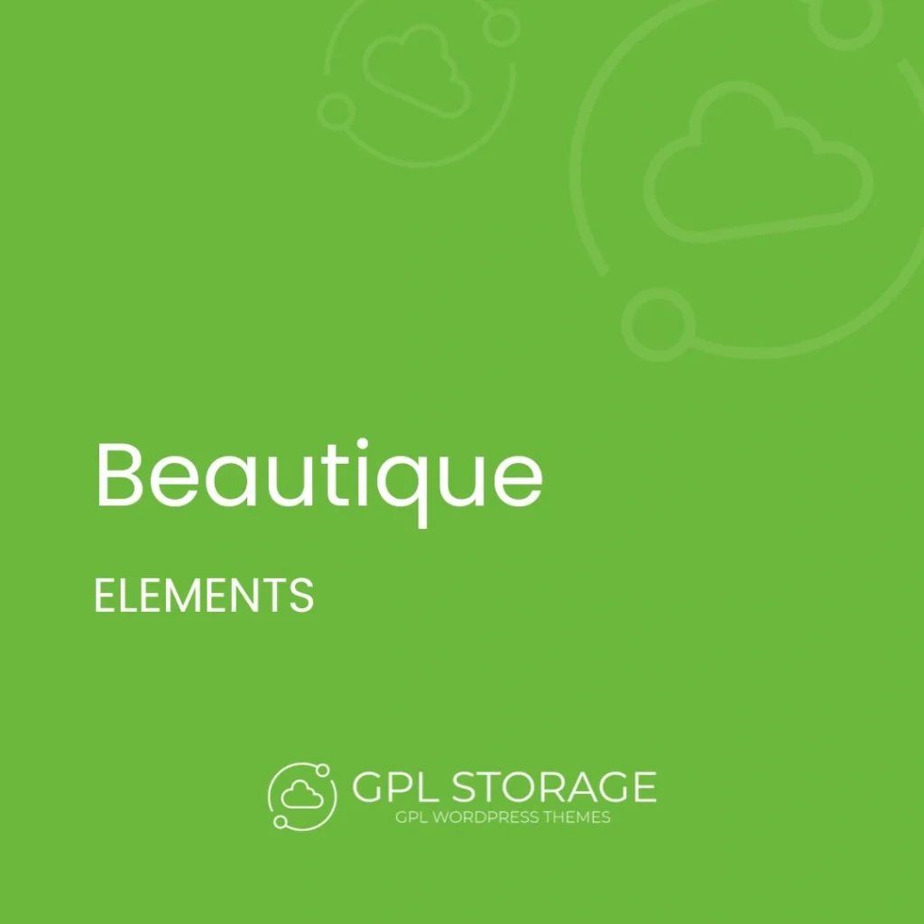 Beautique-ELEMENTS GPL Download