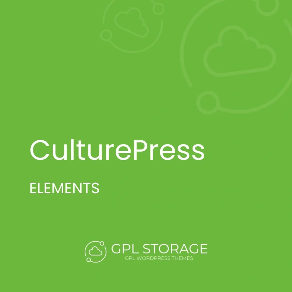 Culturepress-ELEMENTS GPL Download