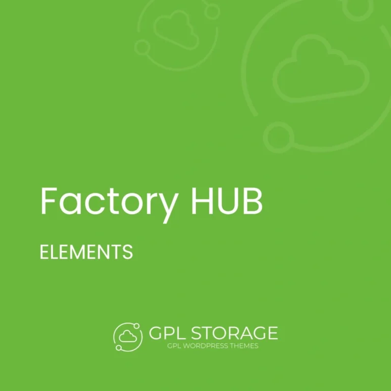 Factory HUB – Industrial Business WordPress Theme