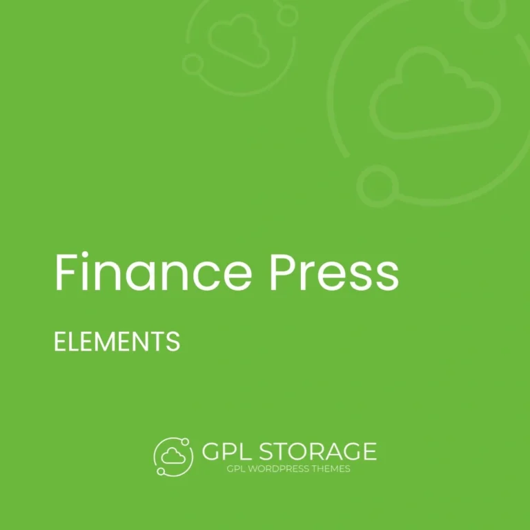 Finance Press – Consulting Business WordPress Theme