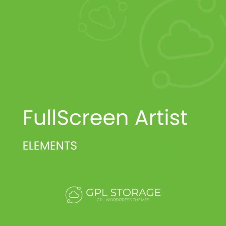 FullScreen Artist – Photography WordPress Theme