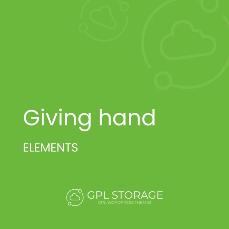 Giving hand – Charity/Fundraising WordPress Theme