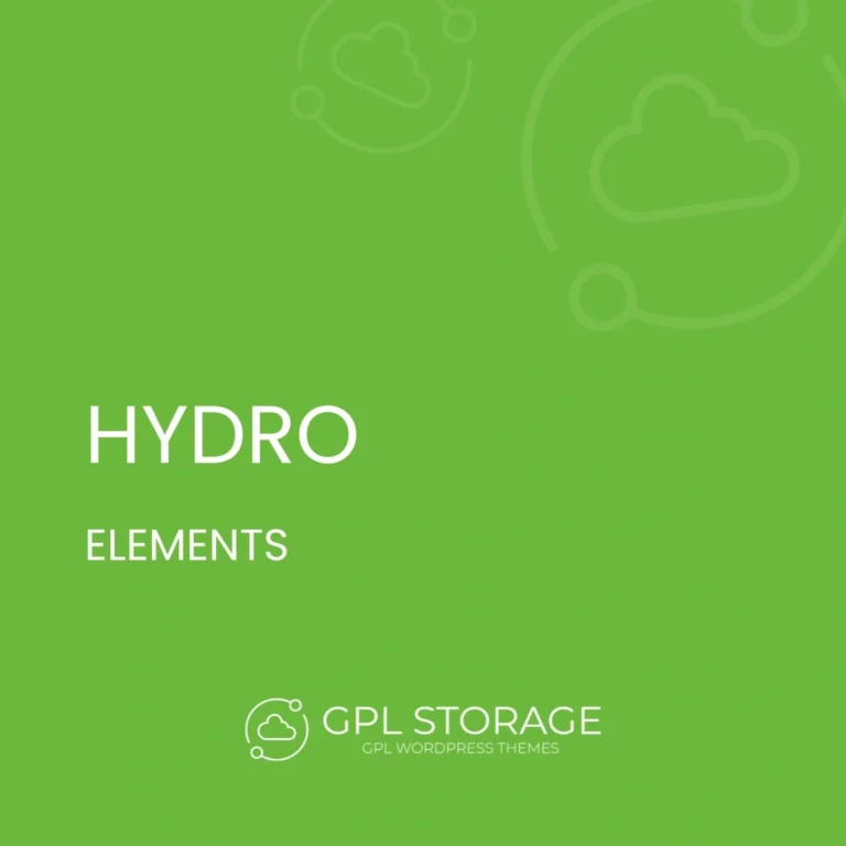 HYDRO – One Page Portfolio WordPress Theme