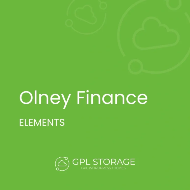 Olney Finance – Business Consulting WordPress Theme