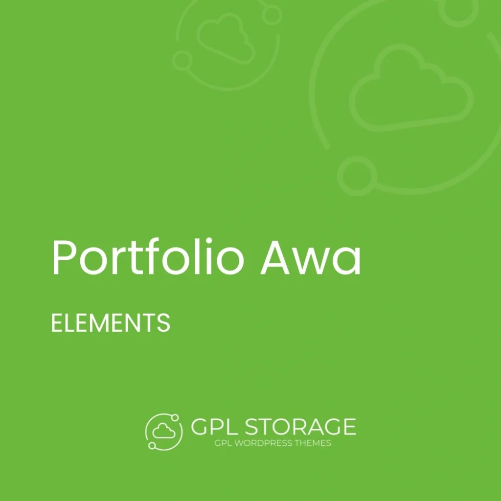 Portfolio Awa-ELEMENTS GPL Download