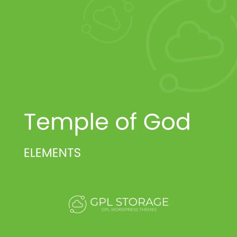 Temple of God – Religion and Church Theme