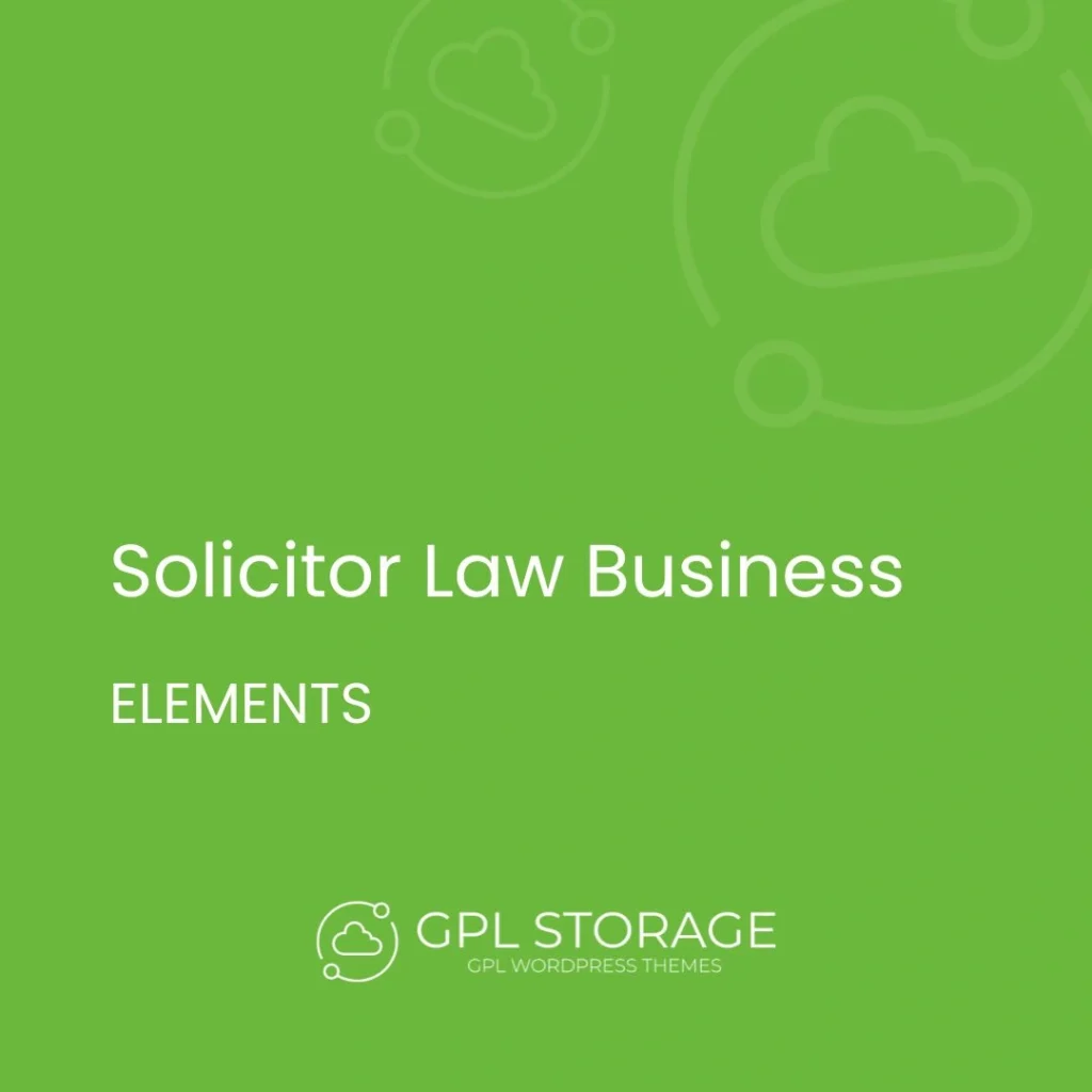 Solicitor Law Business-ELEMENTS GPL Download