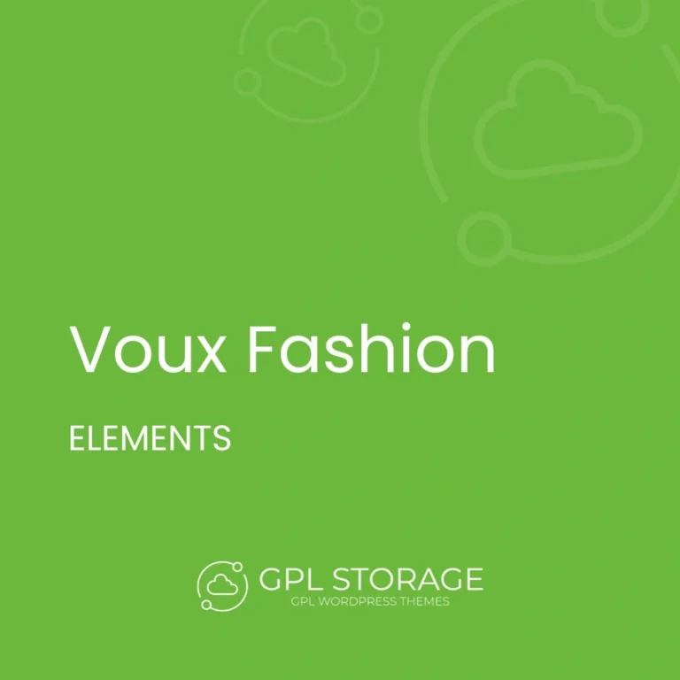 Voux Fashion Shopping Theme