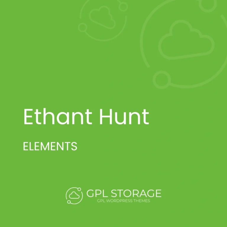 Ethant Hunt – Personal Onepage WordPress Theme