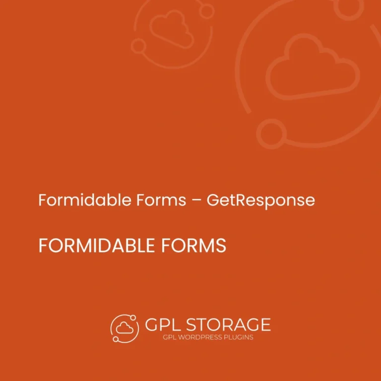 Formidable Forms – GetResponse Add-On