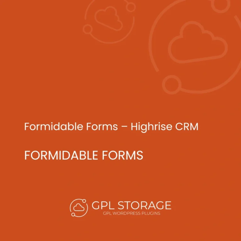 Formidable Forms – Highrise CRM Add-On