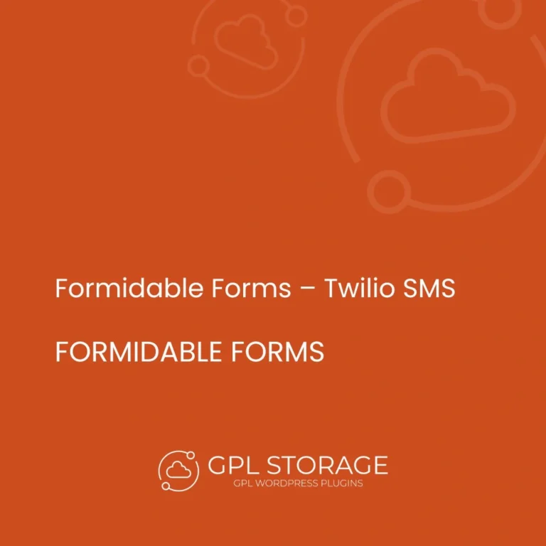 Formidable Forms – Twilio SMS Add-On