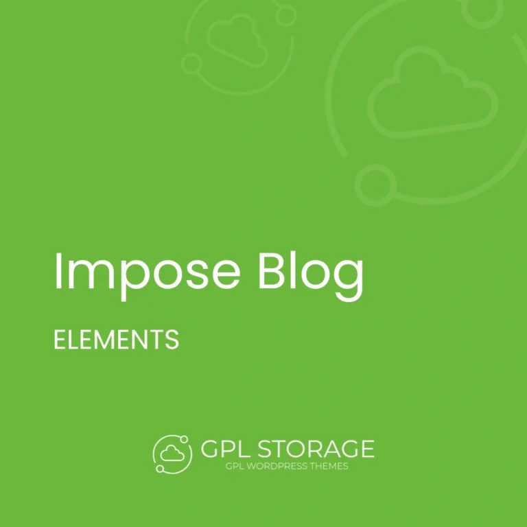 Impose Blog – A WordPress Blog Theme For Bloggers