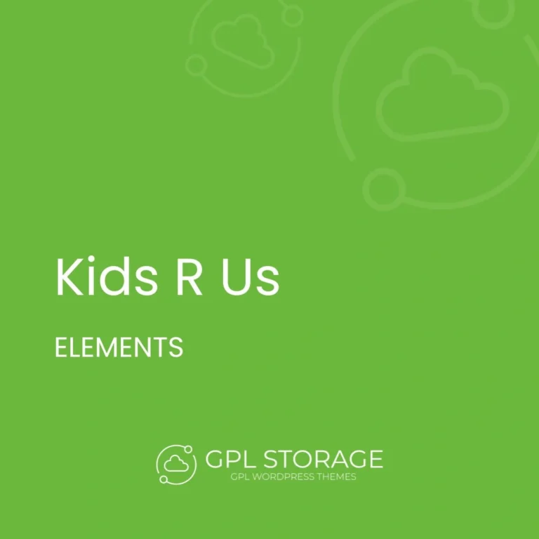 Kids R Us – Toy Store and Kids Clothes Shop Theme