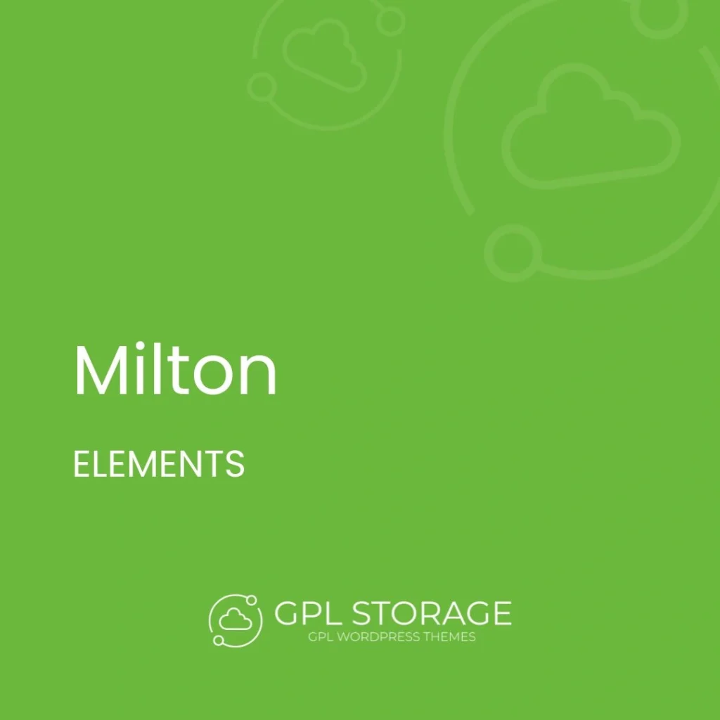 Milton-ELEMENTS GPL Download
