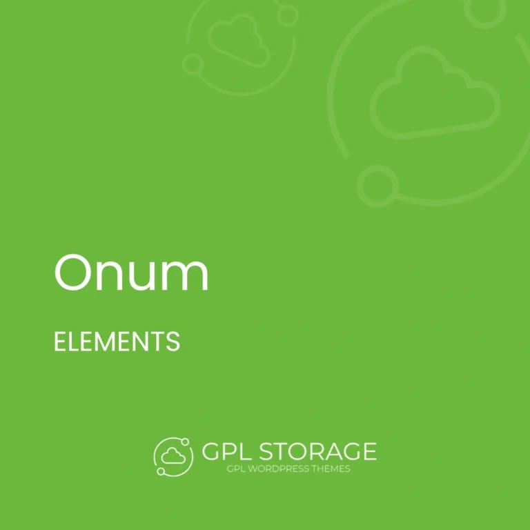 Onum – SEO & Marketing Elementor Theme