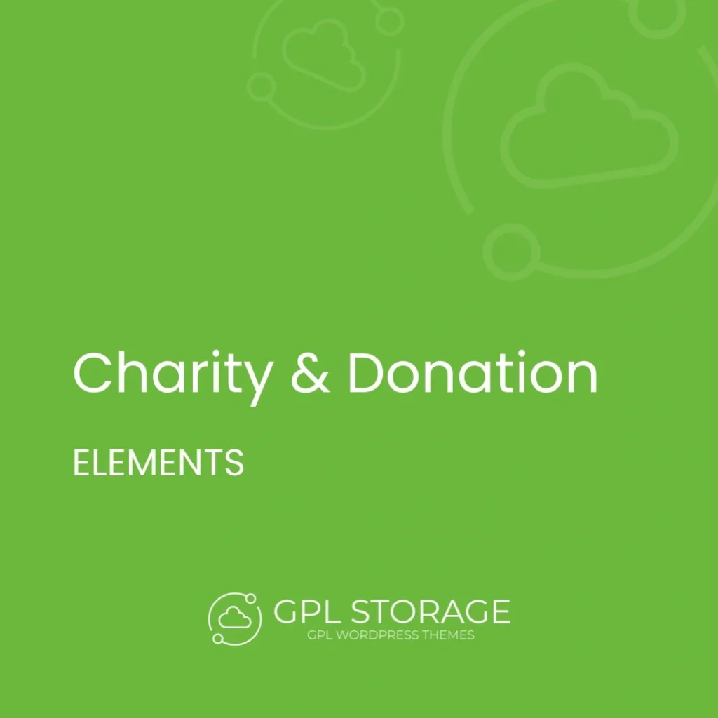 Charity & Donation-ELEMENTS GPL Download