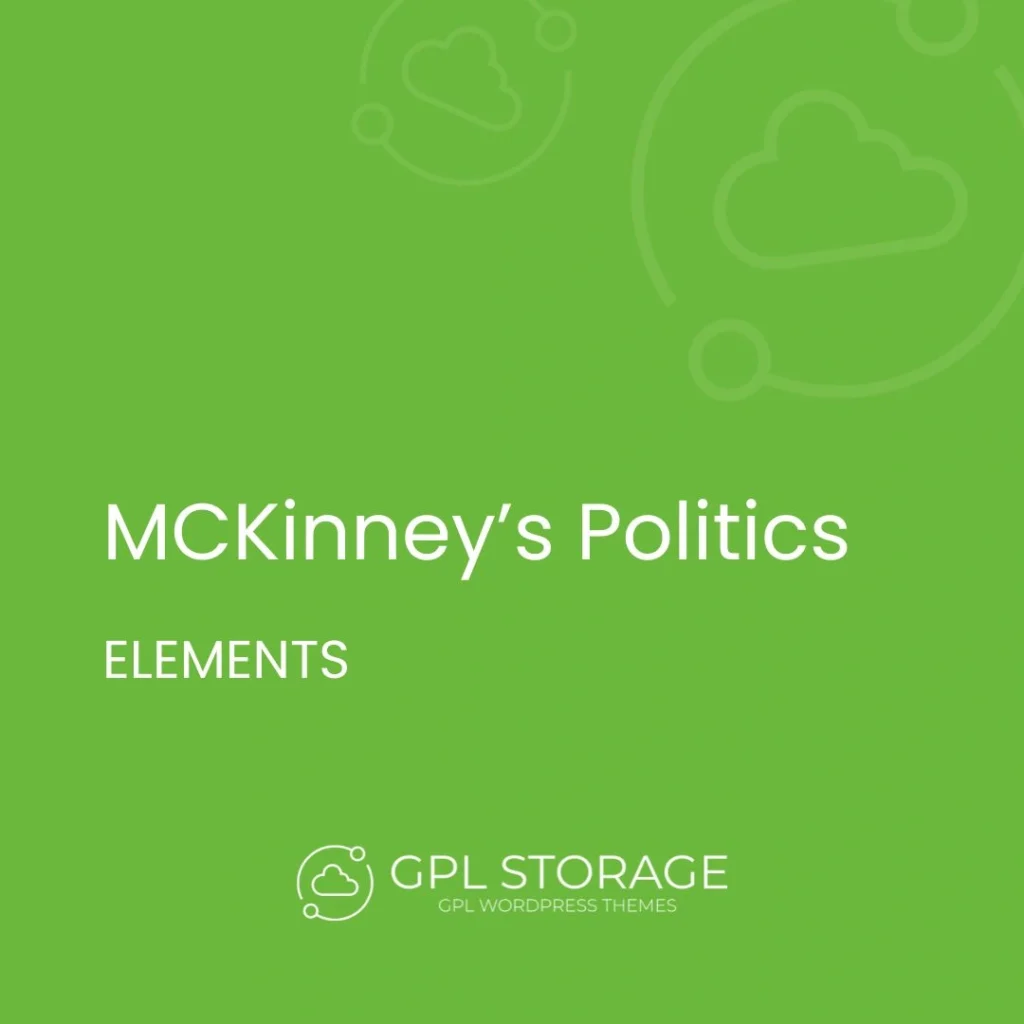 Mckinney’s Politics-ELEMENTS GPL Download